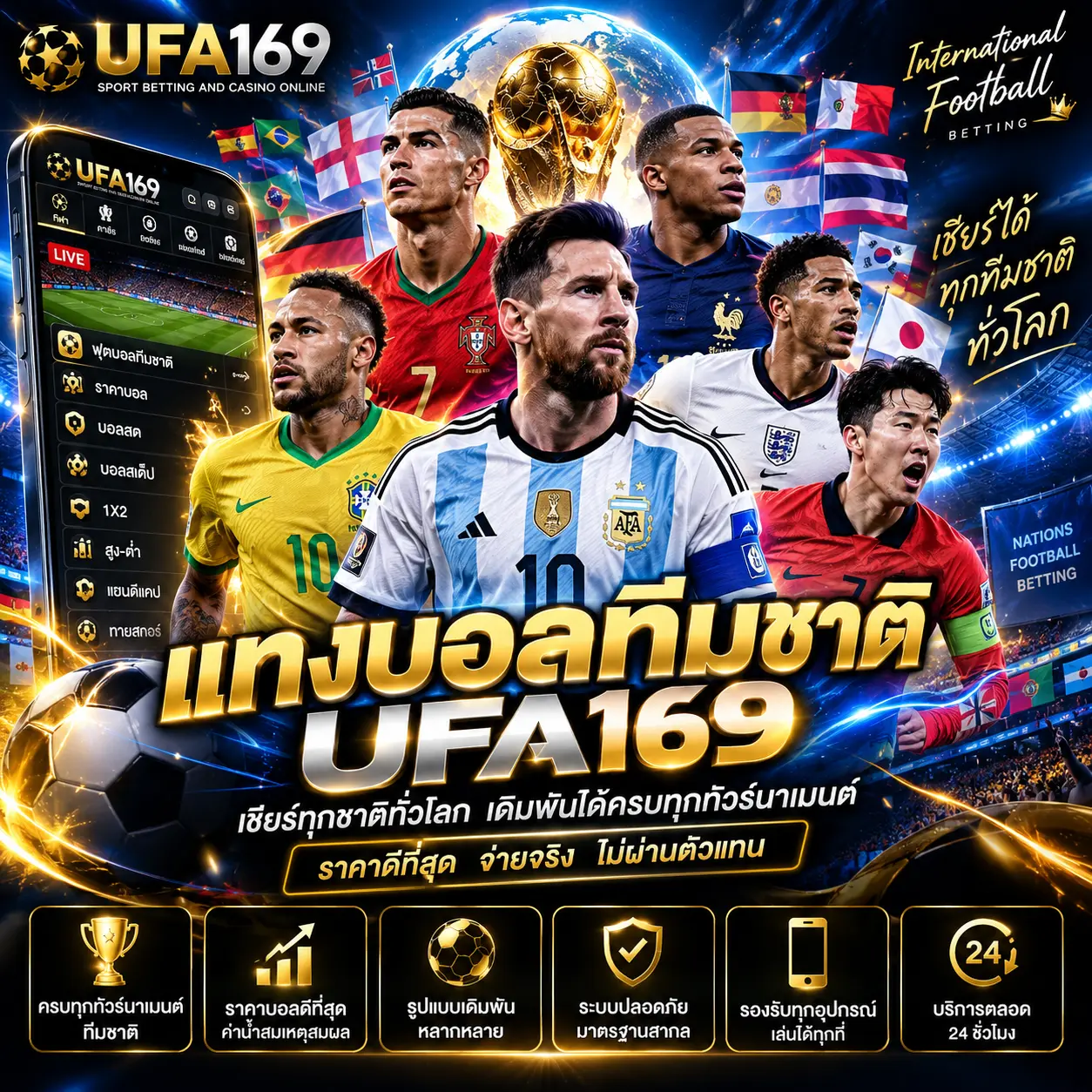 แทงบอลทีมชาติ UFA169